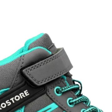 PROSTORE MOUNTAIN - SUMMITSTORM JUNIOR HIKING FOOTWEAR GREY TURQUOISE BLACK 24-7