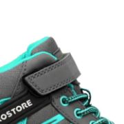 PROSTORE MOUNTAIN - SUMMITSTORM JUNIOR HIKING FOOTWEAR GREY TURQUOISE BLACK 28-7