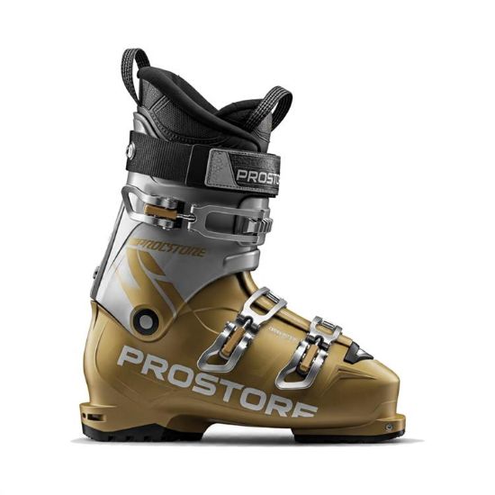 PROSTORE SKI BOOTS - AWESOMESAUCE SKIING GOLD GREY BLACK 255-1