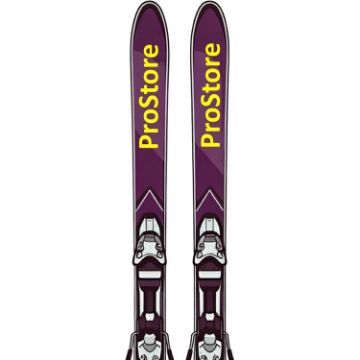 PROSTORE SKIS - POWDER SKIS RED 177-4