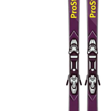 PROSTORE SKIS - POWDER SKIS RED 177-5