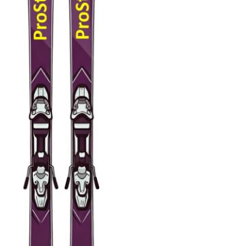 PROSTORE SKIS - POWDER SKIS RED 177-6