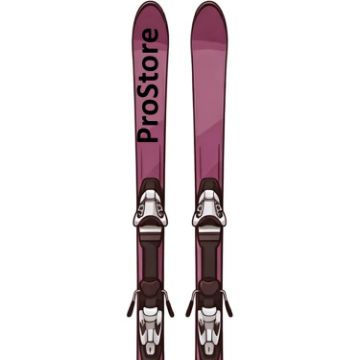 PROSTORE SKIS - SUMMIT PRO SKIS MAUVE 165-4