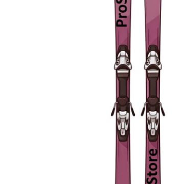 PROSTORE SKIS - SUMMIT PRO SKIS MAUVE 165-5