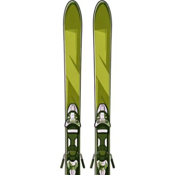 PROSTORE SKIS - RENEGADE SKIS GREEN YELLOW 164-4