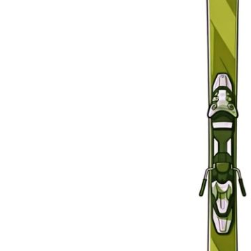 PROSTORE SKIS - RENEGADE SKIS GREEN YELLOW 164-9
