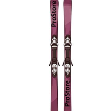 PROSTORE SKIS - SUMMIT PRO SKIS MAUVE 165-10