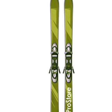 PROSTORE SKIS - RENEGADE SKIS GREEN YELLOW 164-10