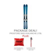 PROSTORE SKIS - AVALANCHE STANDARD PACKAGE PROSTORE SKIS SKI PACKAGES BLUE 178-1