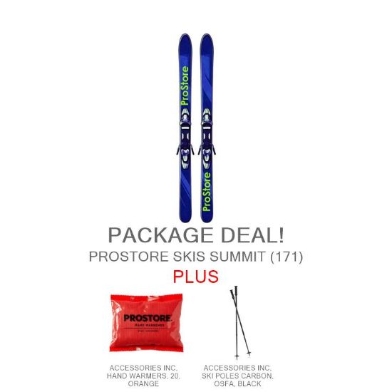 PROSTORE SKIS - SUMMIT DELUXE PACKAGE PROSTORE SKIS SKI PACKAGES BLUE 171-1