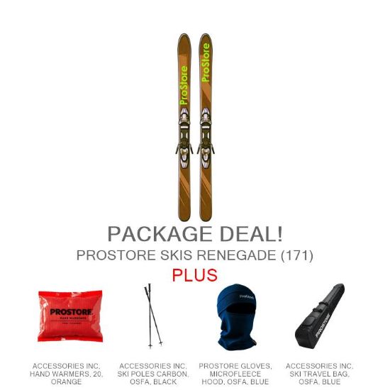 PROSTORE SKIS - RENEGADE ULTIMATE PACKAGE PROSTORE SKIS SKI PACKAGES BROWN 171-1