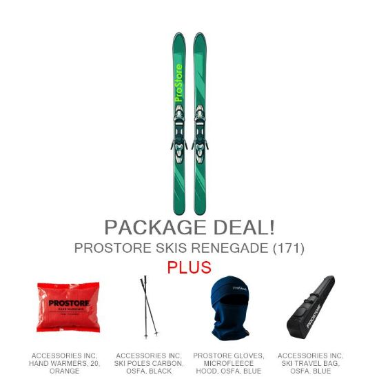 PROSTORE SKIS - RENEGADE ULTIMATE PACKAGE PROSTORE SKIS SKI PACKAGES GREEN 171-1