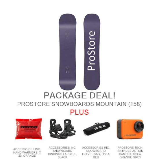 PROSTORE SNOWBOARDS - MOUNTAIN ULTIMATE PACKAGE PROSTORE SNOWBOARDS SNOWBOARD PACKAGES DEEP PURPLE 158-1