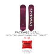 PROSTORE SNOWBOARDS - PRO TEAM STANDARD PACKAGE PROSTORE SNOWBOARDS SNOWBOARD PACKAGES PURPLE GREY 157-1