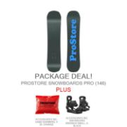 PROSTORE SNOWBOARDS - PRO DELUXE PACKAGE PROSTORE SNOWBOARDS SNOWBOARD PACKAGES GREEN BLUE 146-1