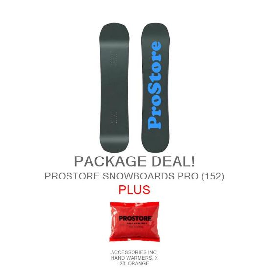 PROSTORE SNOWBOARDS - PRO STANDARD PACKAGE PROSTORE SNOWBOARDS SNOWBOARD PACKAGES GREEN BLUE 152-1