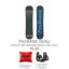 PROSTORE SNOWBOARDS - PRO DELUXE PACKAGE PROSTORE SNOWBOARDS SNOWBOARD PACKAGES GREEN BLUE 162-1