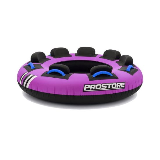 PROSTORE WATERSPORTS - MONSTER TOWABLE TUBE PINK BLUE BLACK 4P-1
