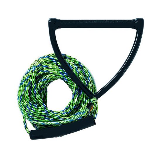 PROSTORE WATERSPORTS - GRIPPER WAKEBOARD ROPE GREEN BLUE 15IN-1