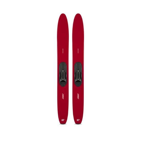 PROSTORE WATERSPORTS - CARVE WATER SKIS RED 67IN-1