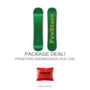 Picture of PROSTORE SNOWBOARDS ACE STANDARD SNOWBOARD PACKAGE GREEN (WOMENS)