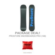Picture of PROSTORE SNOWBOARDS PRO STANDARD SNOWBOARD PACKAGE GREEN BLUE (MENS)