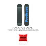 Picture of PROSTORE SNOWBOARDS PRO STANDARD SNOWBOARD PACKAGE GREEN BLUE (MENS)