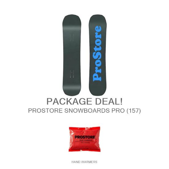 Picture of PROSTORE SNOWBOARDS PRO STANDARD SNOWBOARD PACKAGE GREEN BLUE (MENS)