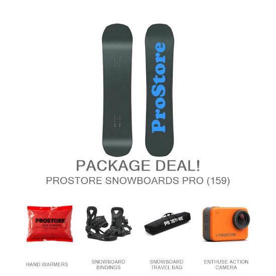 Picture of PROSTORE SNOWBOARDS PRO ULTIMATE SNOWBOARD PACKAGE GREEN BLUE (MENS)