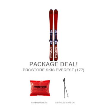 Picture of PROSTORE SKIS EVEREST DELUXE PACKAGE SKI PACKAGE RED (MENS)