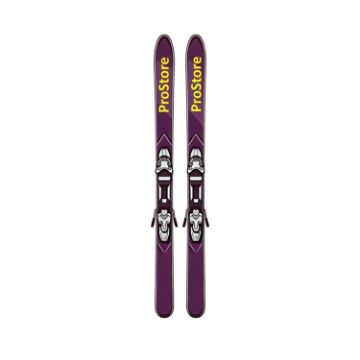 Picture of PROSTORE SKIS POWDER DELUXE PACKAGE SKI PACKAGE RED (UNISEX)