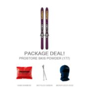 Picture of PROSTORE SKIS POWDER EPIC PACKAGE SKI PACKAGE RED (UNISEX)