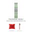 Picture of PROSTORE SKIS MAVERICK STANDARD PACKAGE SKI PACKAGE GREEN (UNISEX)