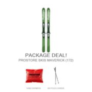 Picture of PROSTORE SKIS MAVERICK DELUXE PACKAGE SKI PACKAGE GREEN (UNISEX)