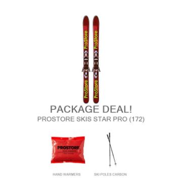 Picture of PROSTORE SKIS STAR PRO DELUXE PACKAGE SKI PACKAGE RED (UNISEX)