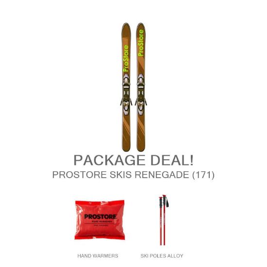 Picture of PROSTORE SKIS RENEGADE STANDARD PACKAGE SKI PACKAGE BROWN (MENS)