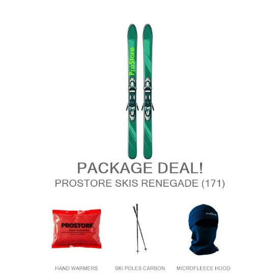 Picture of PROSTORE SKIS RENEGADE EPIC PACKAGE SKI PACKAGE GREEN (MENS)