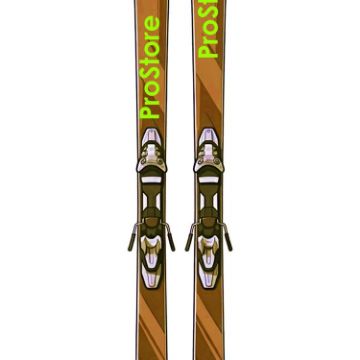 Picture of PROSTORE SKIS RENEGADE EPIC PACKAGE SKI PACKAGE BROWN (MENS)