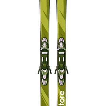 Picture of PROSTORE SKIS RENEGADE DELUXE PACKAGE SKI PACKAGE GREEN YELLOW (WOMENS)