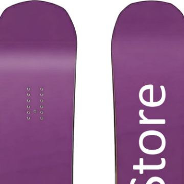 Picture of PROSTORE SNOWBOARDS CARVE STANDARD SNOWBOARD PACKAGE MAUVE (MENS)