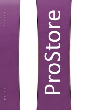 Picture of PROSTORE SNOWBOARDS CARVE DELUXE SNOWBOARD PACKAGE MAUVE (MENS)