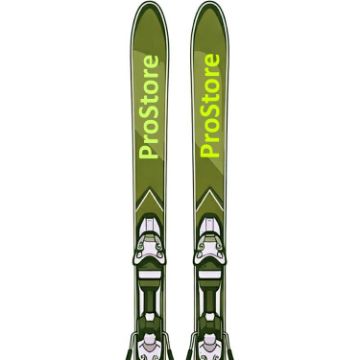 Picture of PROSTORE SKIS ZENITH DELUXE PACKAGE SKI PACKAGE GREEN (UNISEX)
