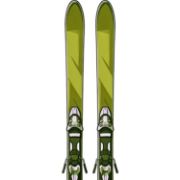 Picture of PROSTORE SKIS RENEGADE DELUXE PACKAGE SKI PACKAGE GREEN YELLOW (WOMENS)