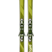 Picture of PROSTORE SKIS RENEGADE ULTIMATE PACKAGE SKI PACKAGE GREEN YELLOW (WOMENS)