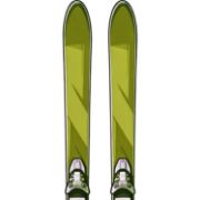 Picture of PROSTORE SKIS RENEGADE DELUXE PACKAGE SKI PACKAGE GREEN YELLOW (WOMENS)